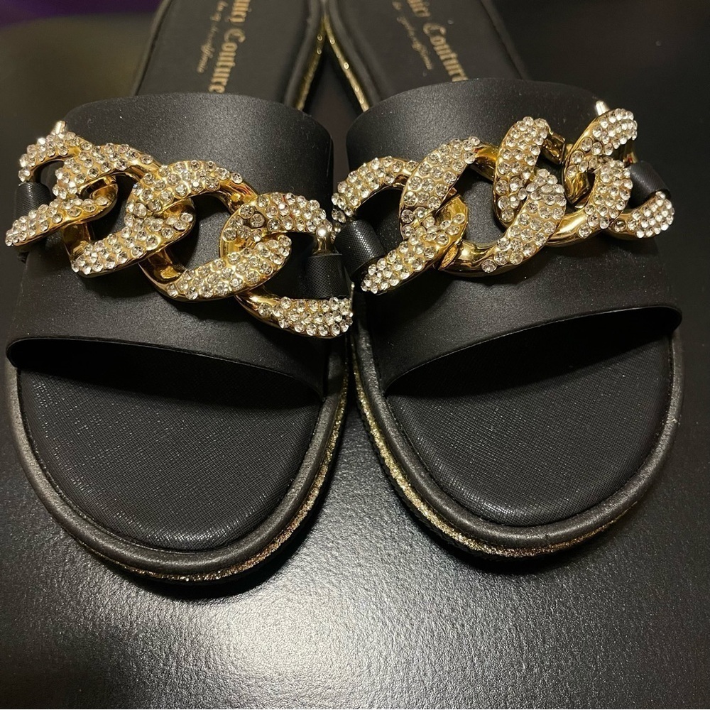 Juicy Couture Yarley Sandals EUC Sz8 - Picture 10 of 11